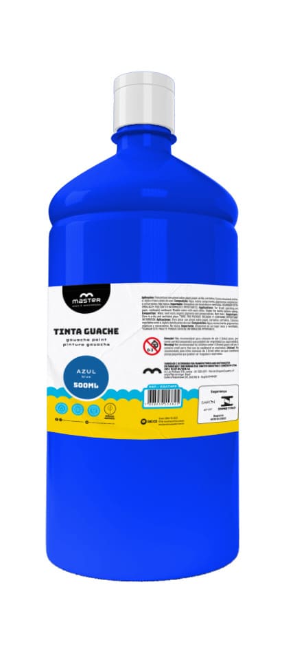 TINTA GUACHE AZUL - 500ML