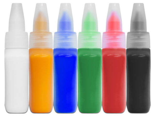 COLA LÍQUIDA COLORIDA - 6 CORES - 25G
