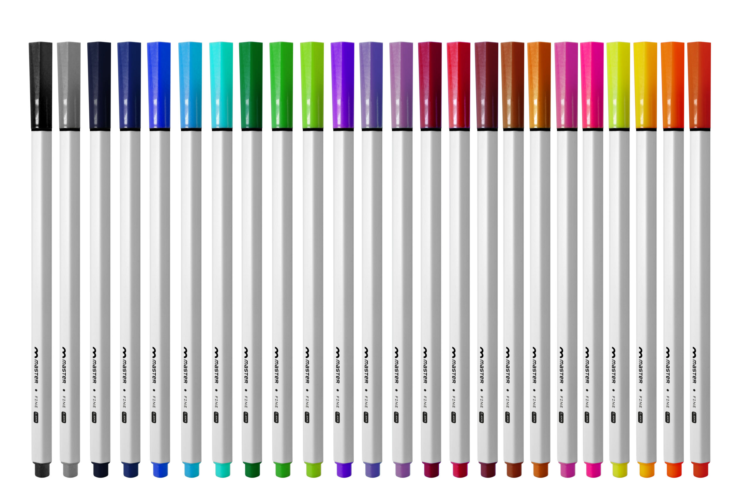 FINE PEN - CANETA PONTA FINA 0.4MM - 24 CORES - Imagem 2