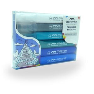MARCADOR ACRÍLICO – DETERMINAÇÃO – 6 CORES