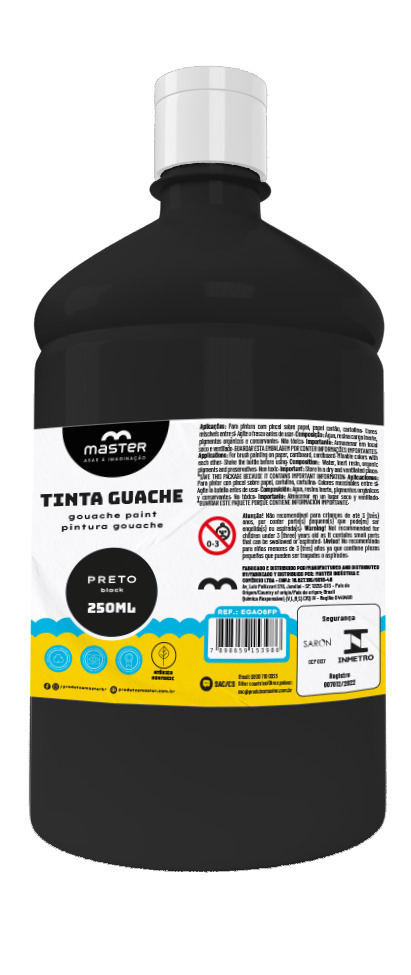 KIT GUACHE 250 ML - 2UN CADA, 12UN TOTAL - Imagem 3