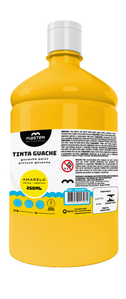 KIT GUACHE 250 ML - 2UN CADA, 12UN TOTAL - Imagem 4