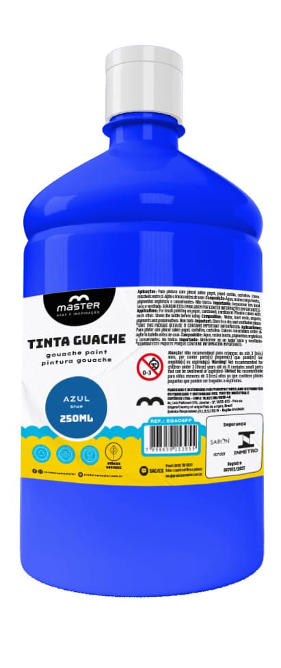 KIT GUACHE 250 ML - 2UN CADA, 12UN TOTAL - Imagem 5