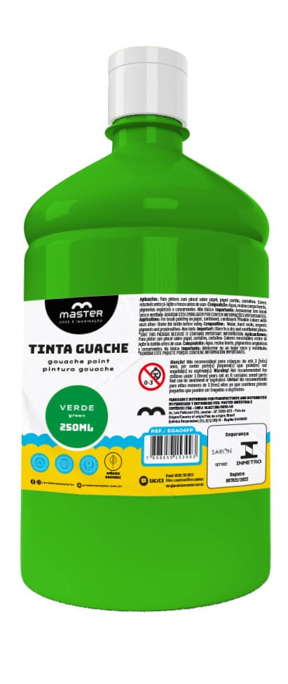 KIT GUACHE 250 ML - 2UN CADA, 12UN TOTAL - Imagem 6